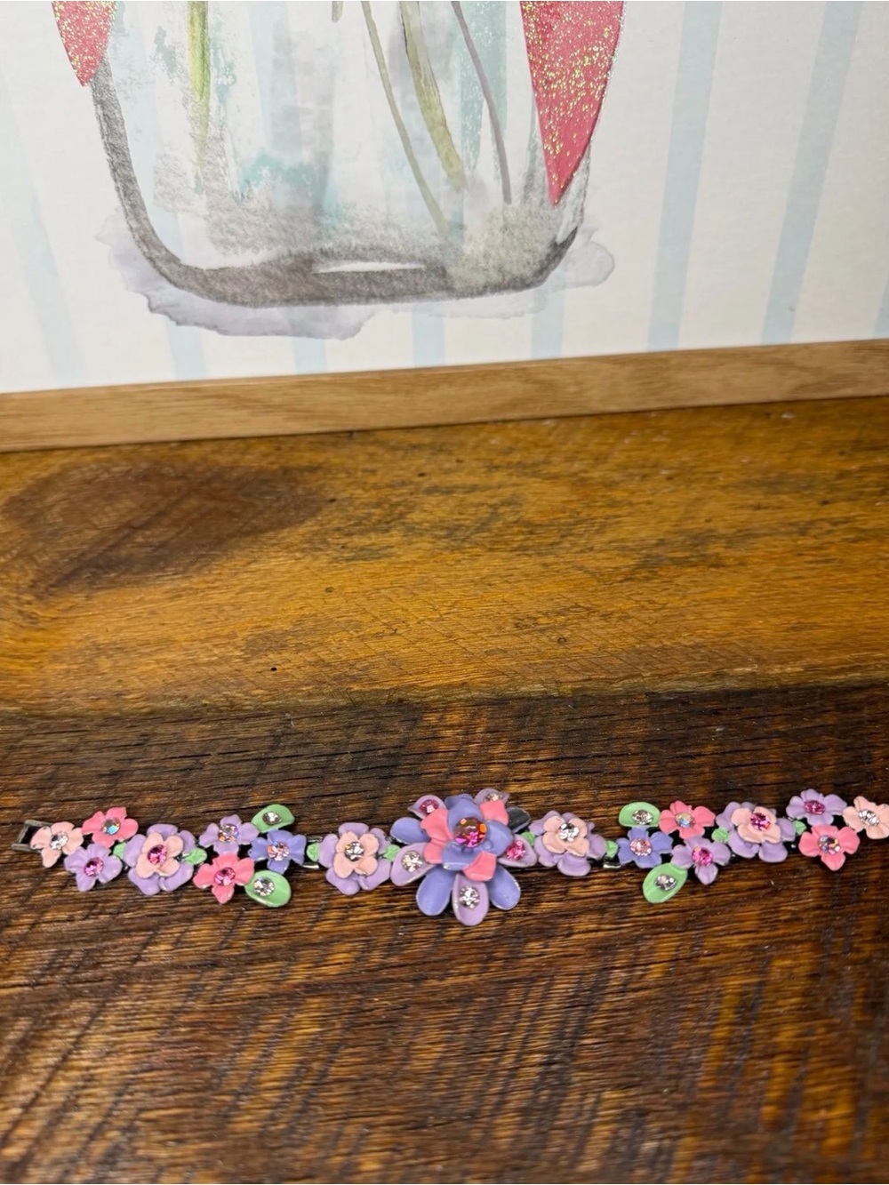 MX Michael Morrison Floral Enamel Bracelet